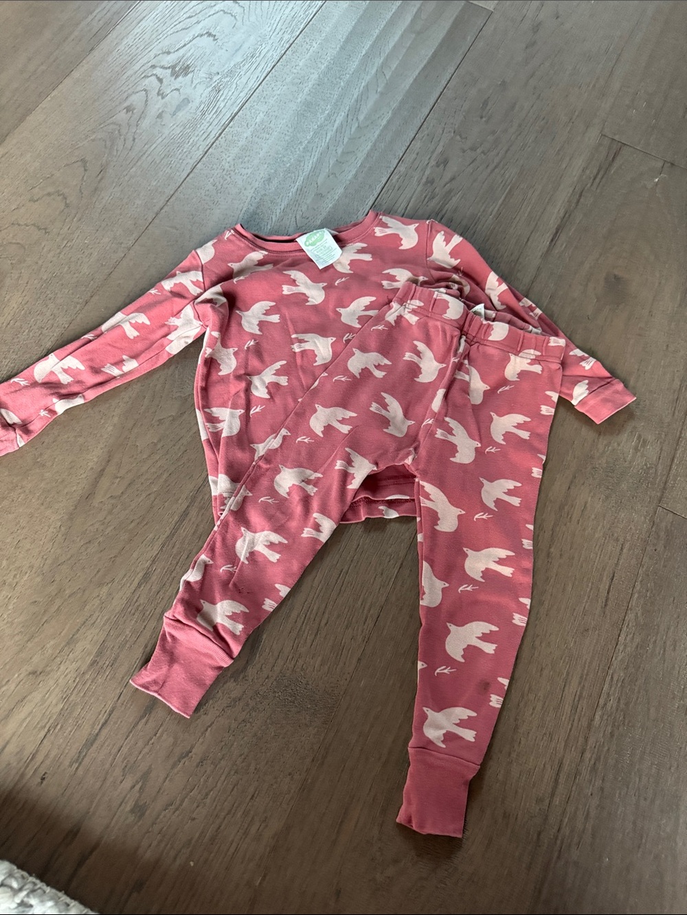 Parade Pajama - Pink Bird Print